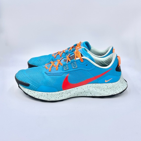 Nike Pegasus Trail 3 Laser Blue Habanero Red DA8697-400 Running Shoe Men’s Sz 15 - Picture 5 of 11